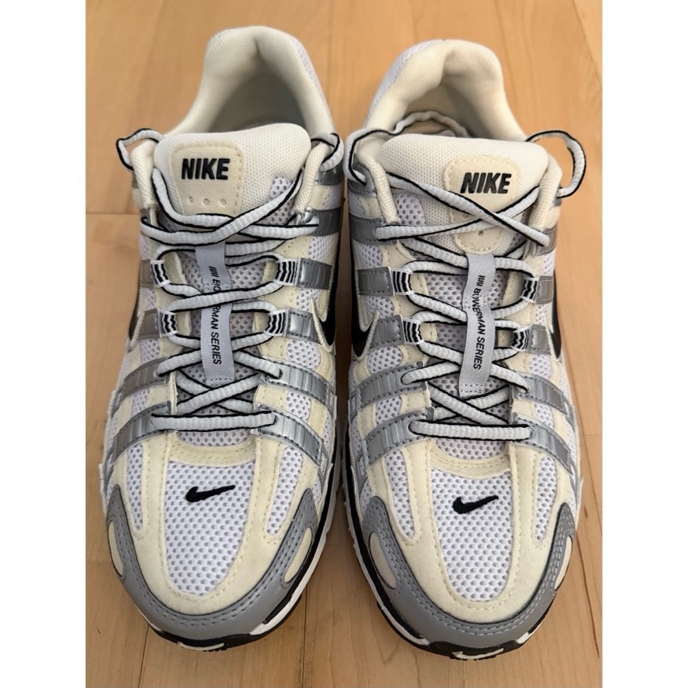 Women’s Nike P-6000 Coconut Milk/Summit White/Metallic Silver/Black - 7.5